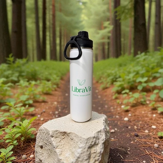 LibraVit rozsdamentes acél vizespalack (740ml)