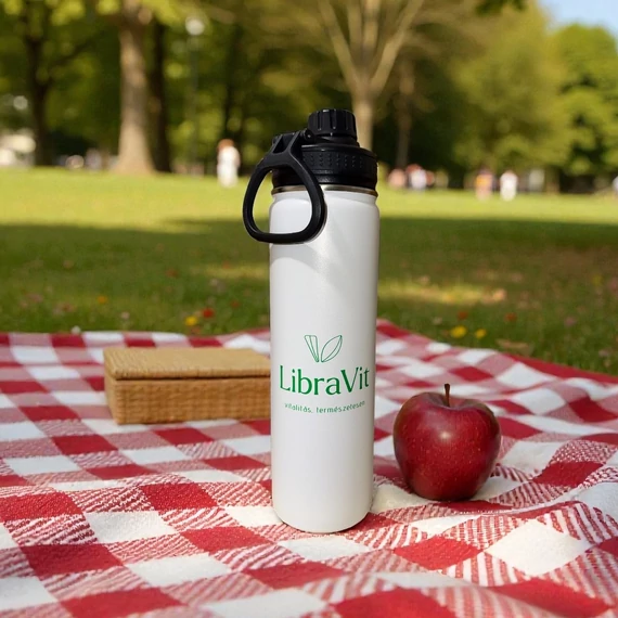 LibraVit rozsdamentes acél vizespalack (740ml)