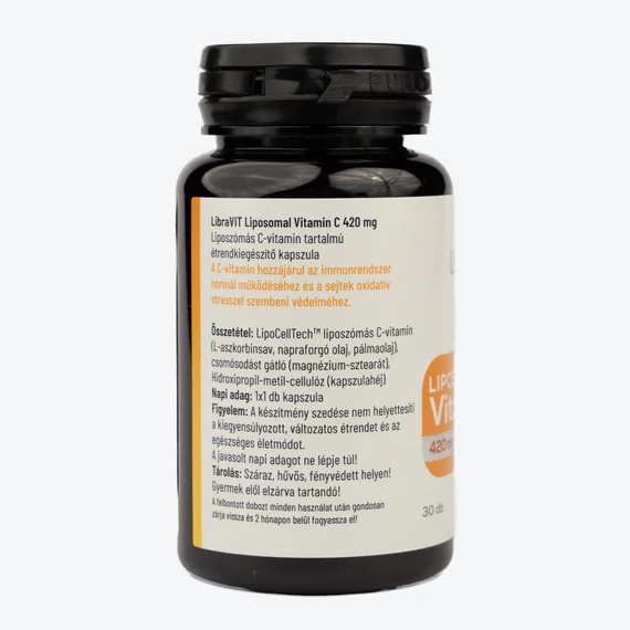 LibraVit Liposomal Vitamin-C, Liposzómás C-vitamin (30 db)
